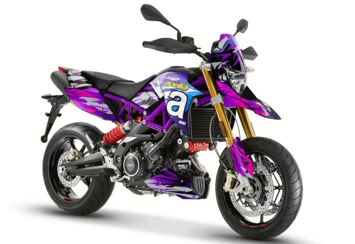 Kit de Gráficas para Moto Naked Aprilia Shiver - Diseño 11 - LedPro Racing
