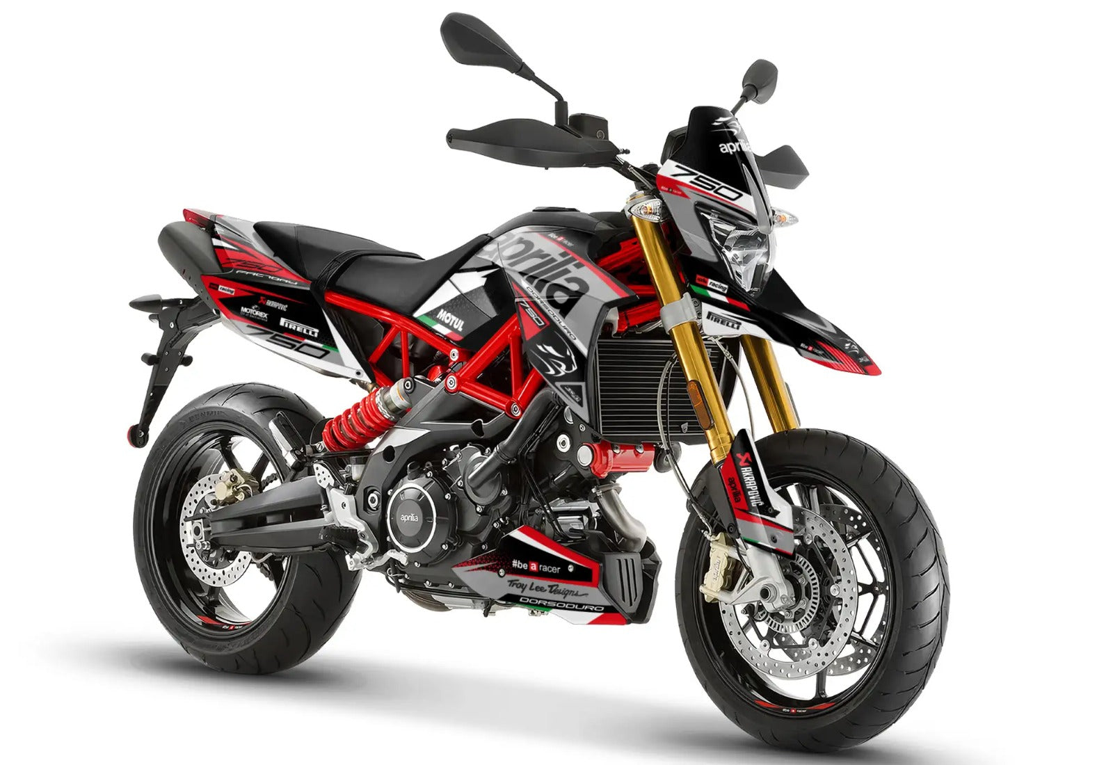 Kit de Gráficas para Moto Naked Aprilia Shiver - Diseño 14 - LedPro Racing