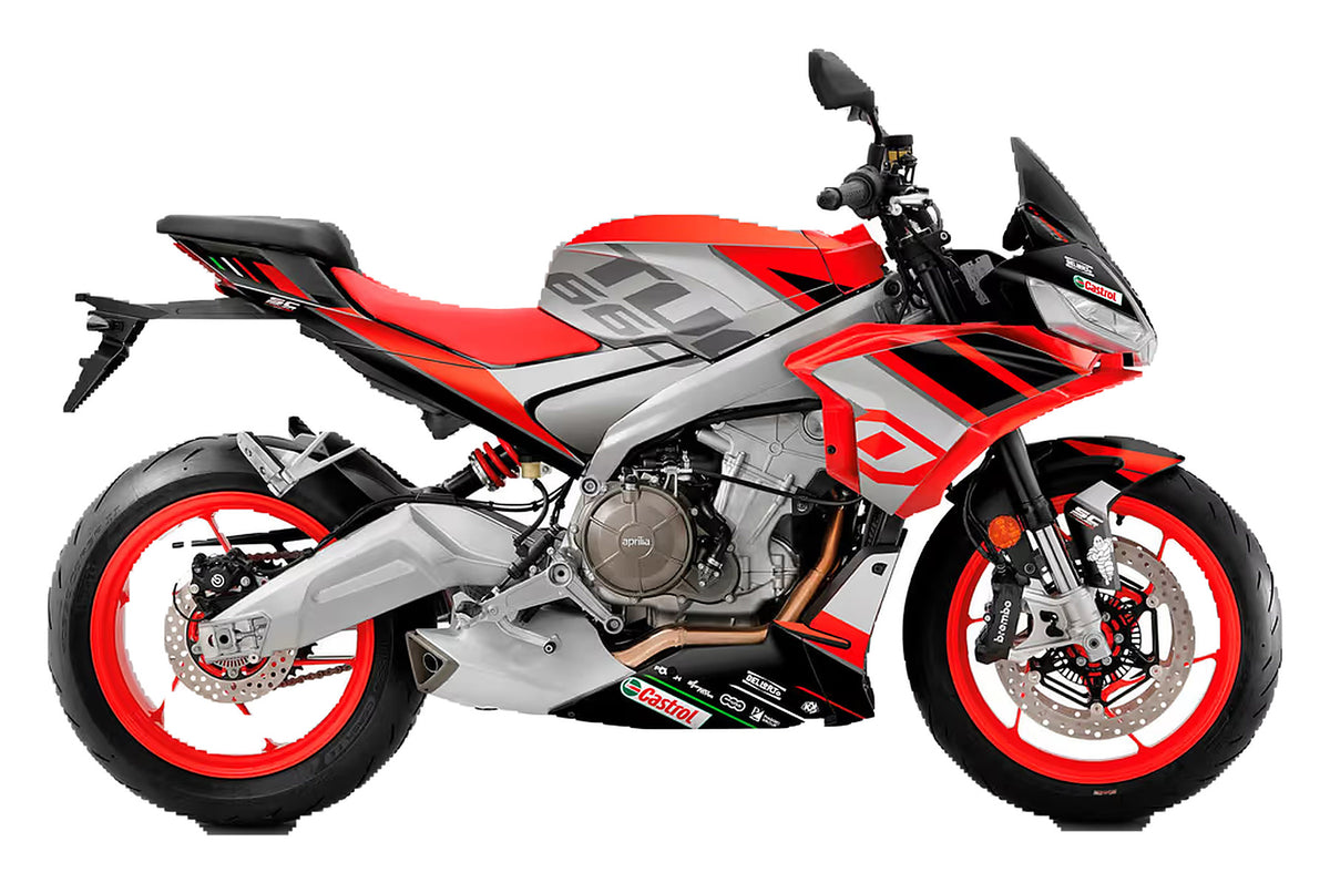 Kit de Gráficas para Moto Naked Aprilia Tuono - Diseño 01 - LedPro Racing