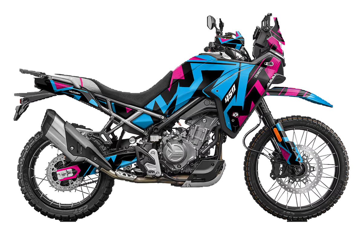 Kit de Gráficas para Moto Naked CF Moto 450 NK - Diseño 03 - LedPro Racing