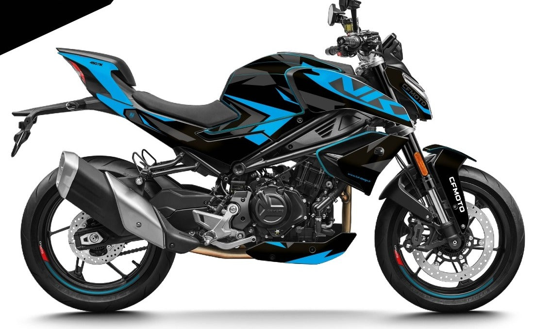 Kit de Gráficas para Moto Naked CF Moto 450 NK - Diseño 08 - LedPro Racing