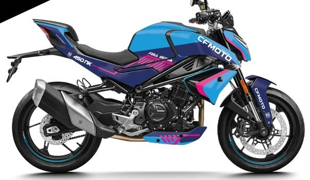 Kit de Gráficas para Moto Naked CF Moto 450 NK - Diseño 09 - LedPro Racing