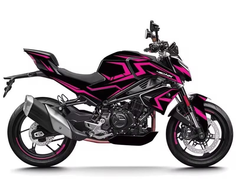 Kit de Gráficas para Moto Naked CF Moto 450 NK - Diseño 13 - LedPro Racing