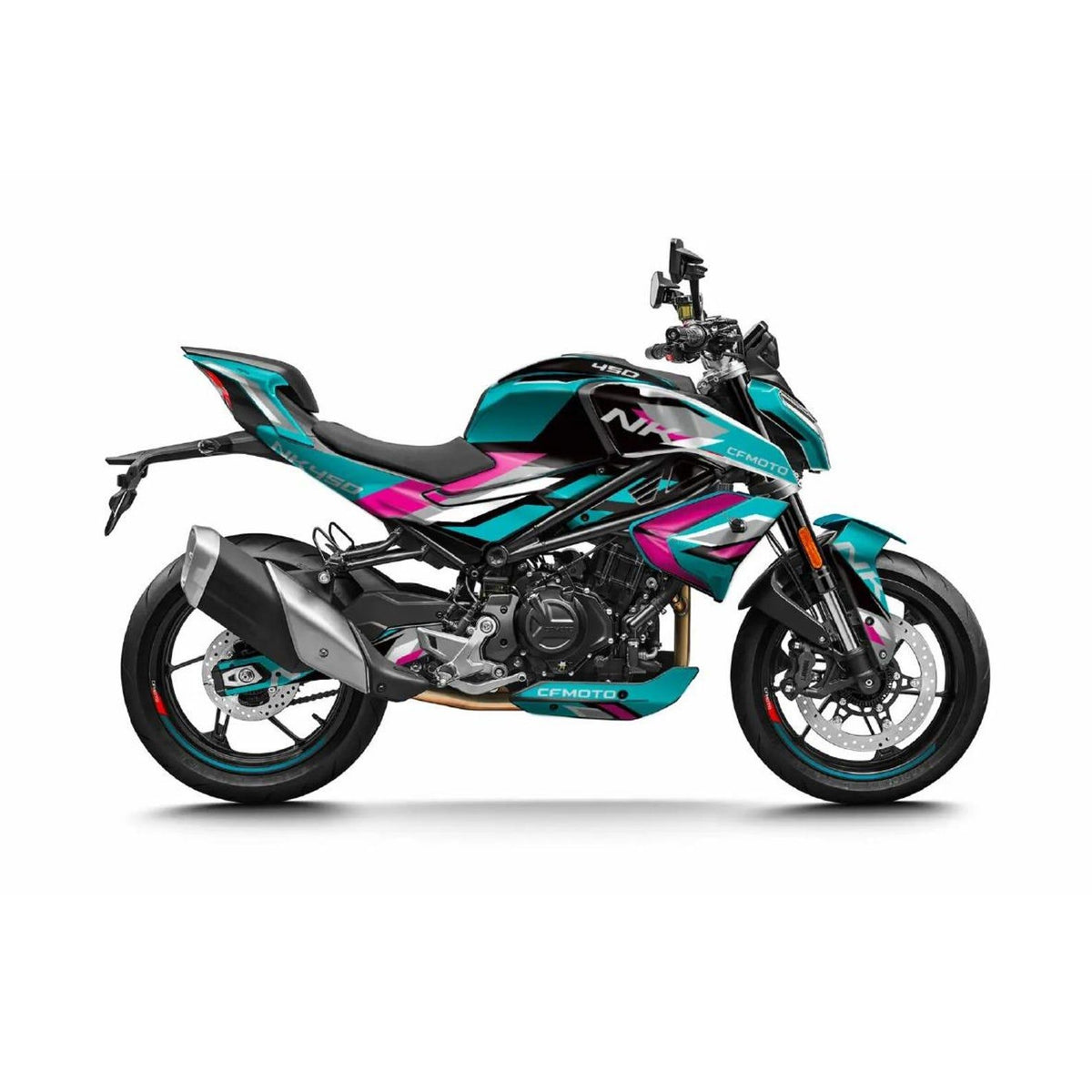 Kit de Gráficas para Moto Naked CF Moto 450 NK - Diseño 19 - LedPro Racing