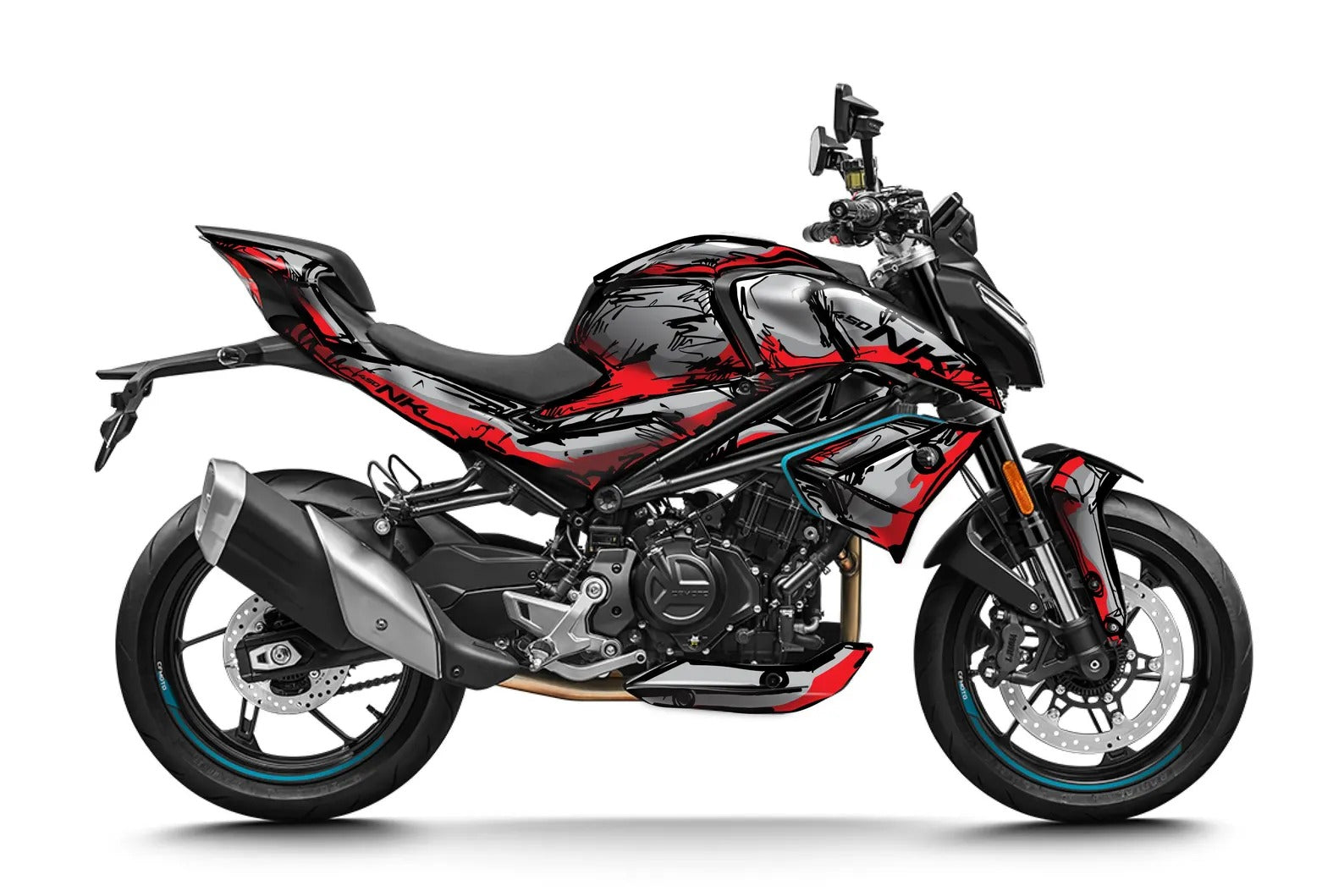 Kit de Gráficas para Moto Naked CF Moto 450 NK - Diseño 22 - LedPro Racing