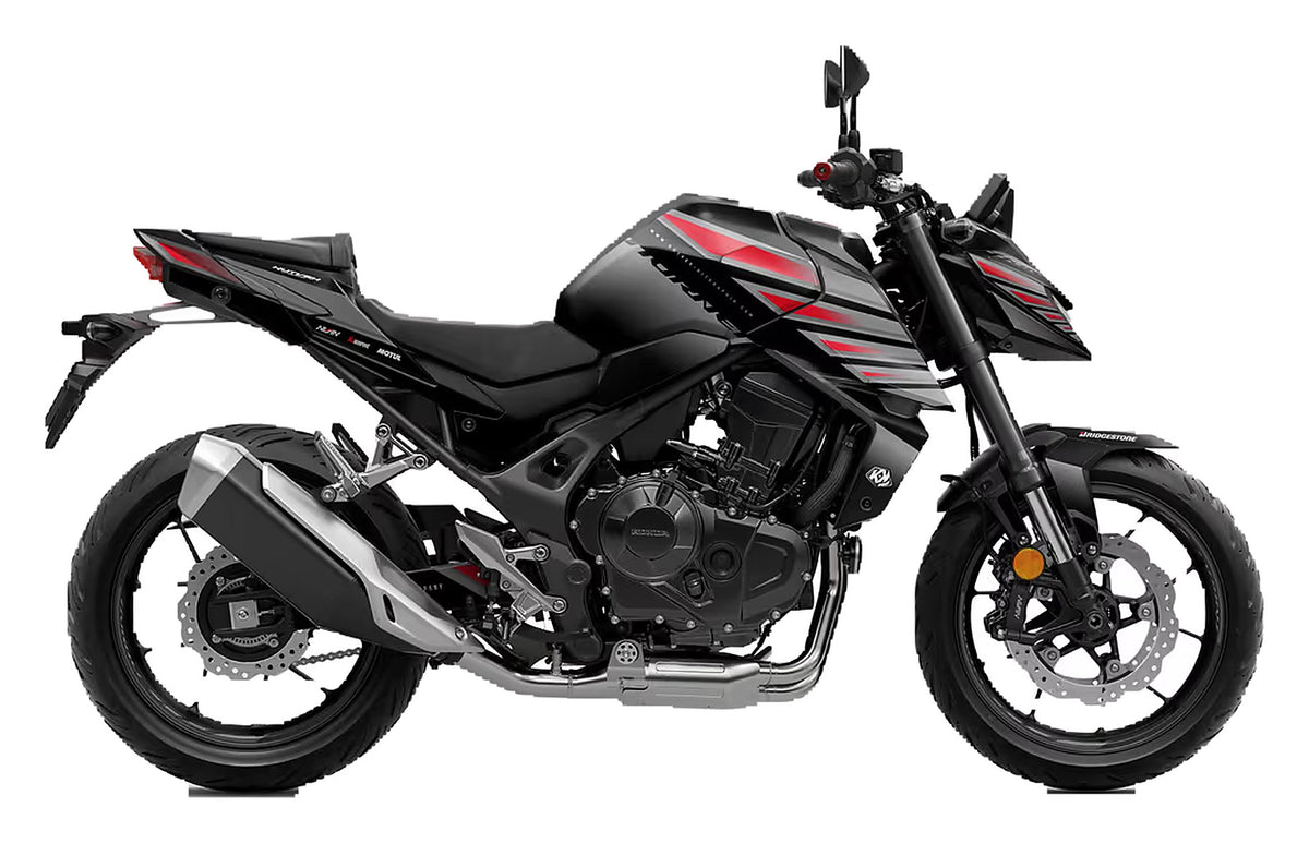Kit de Gráficas para Moto Naked Honda CB - Diseño 01 - LedPro Racing