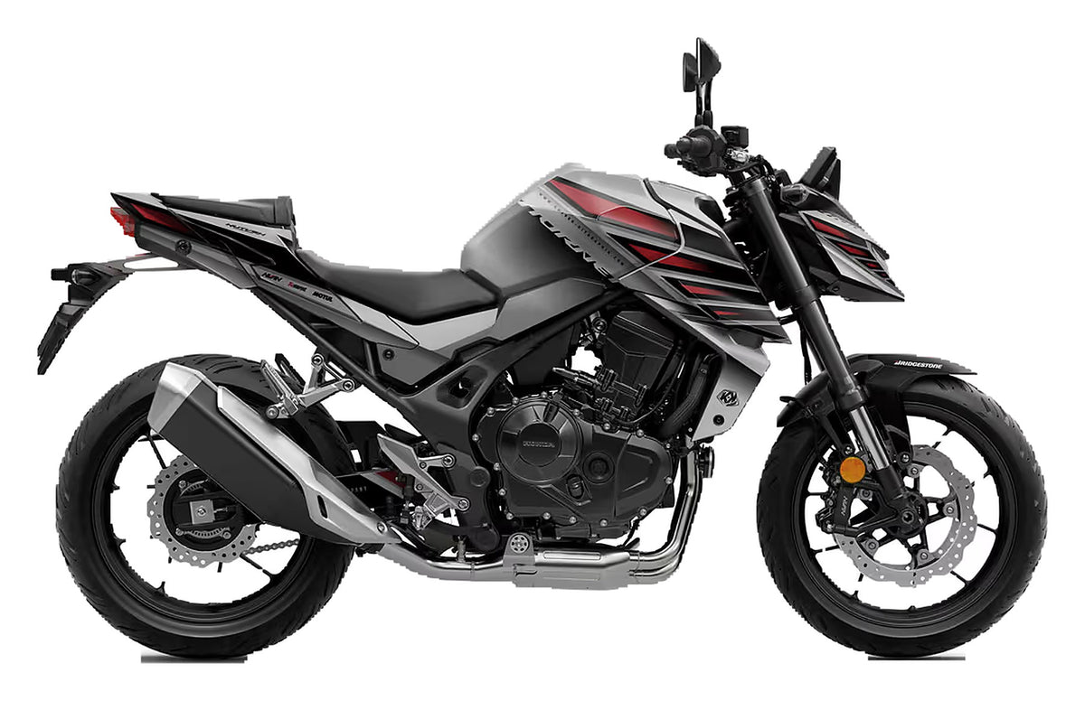 Kit de Gráficas para Moto Naked Honda CB - Diseño 03 - LedPro Racing