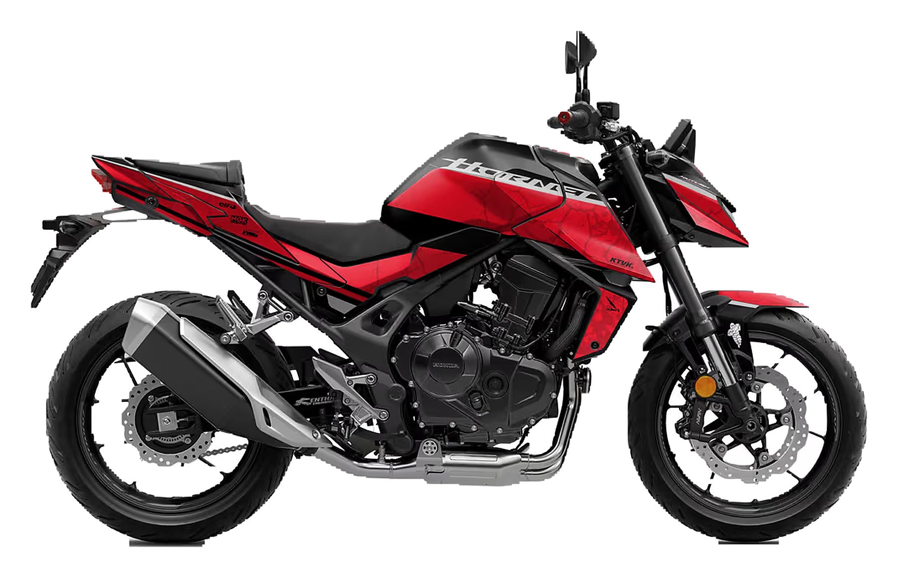 Kit de Gráficas para Moto Naked Honda CB - Diseño 05 - LedPro Racing