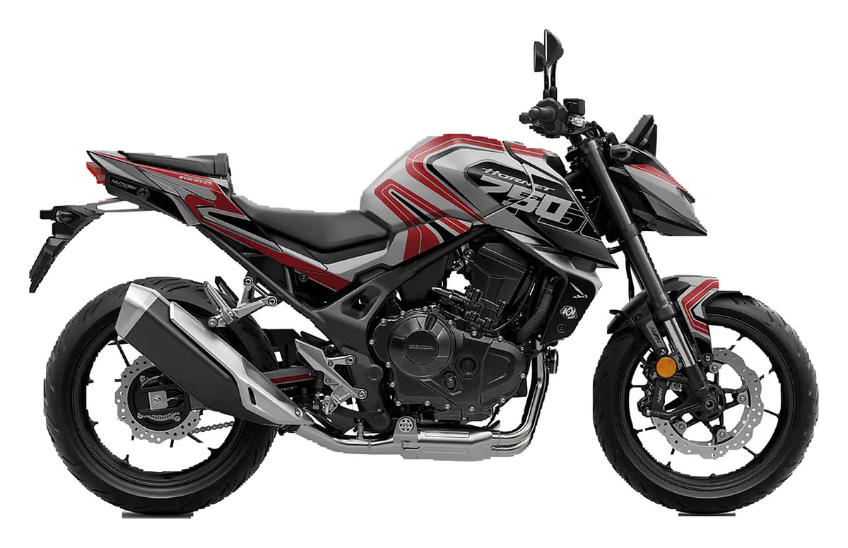 Kit de Gráficas para Moto Naked Honda CB - Diseño 12 - LedPro Racing
