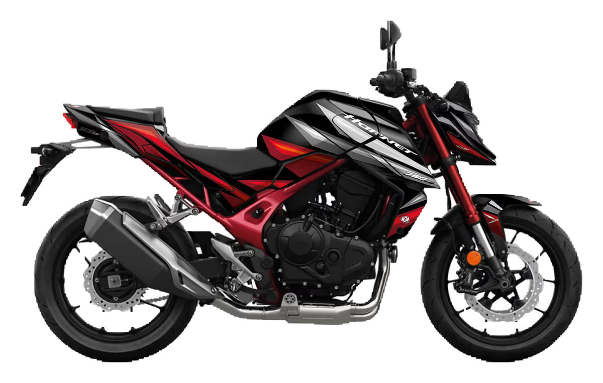 Kit de Gráficas para Moto Naked Honda CB - Diseño 33 - LedPro Racing