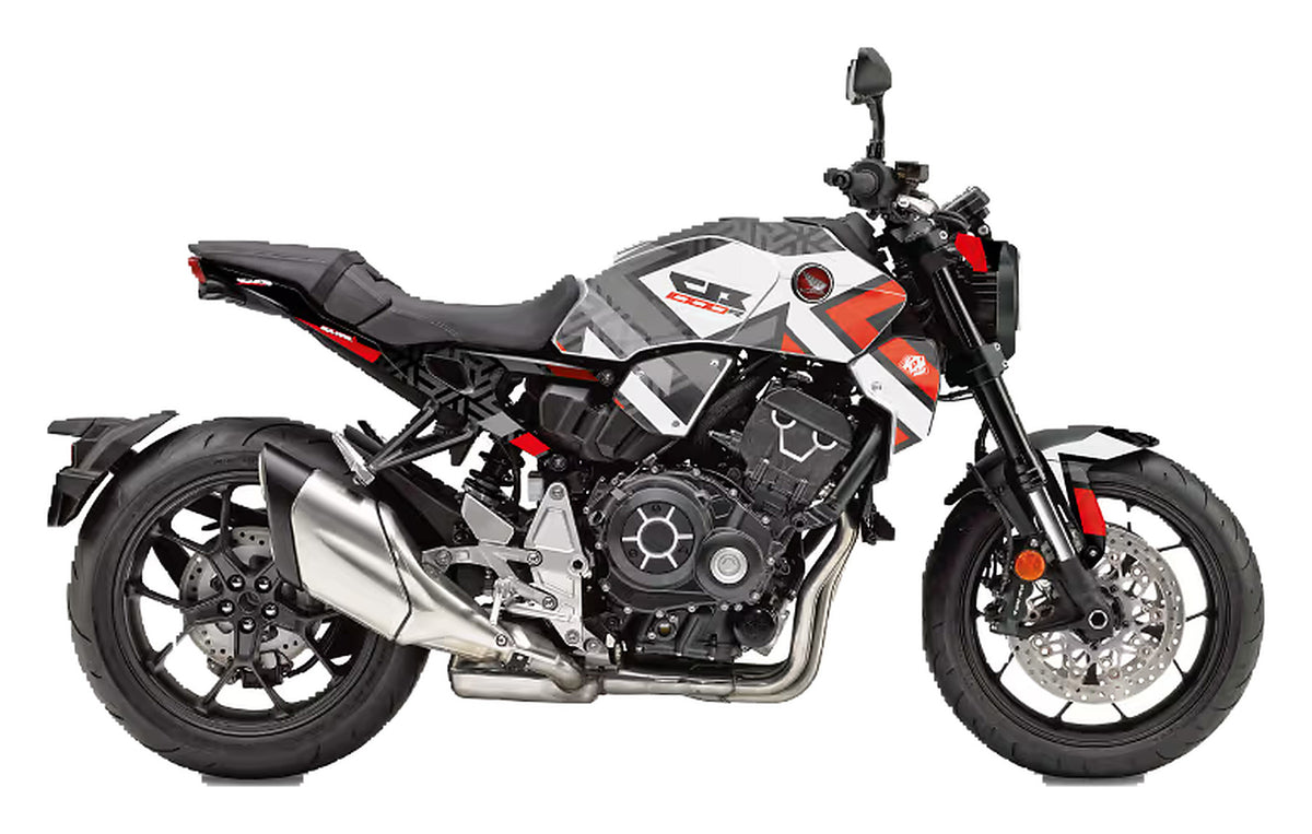 Kit de Gráficas para Moto Naked Honda CB - Diseño 36 - LedPro Racing