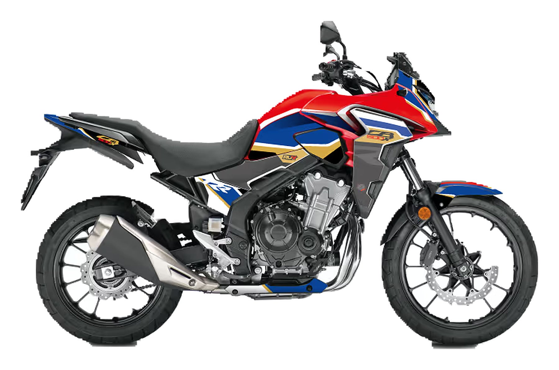 Kit de Gráficas para Moto Naked Honda CB - Diseño 46 - LedPro Racing