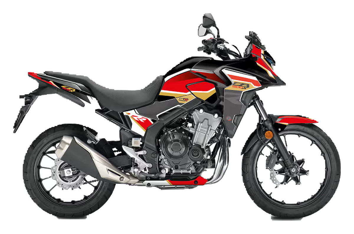 Kit de Gráficas para Moto Naked Honda CB - Diseño 47 - LedPro Racing