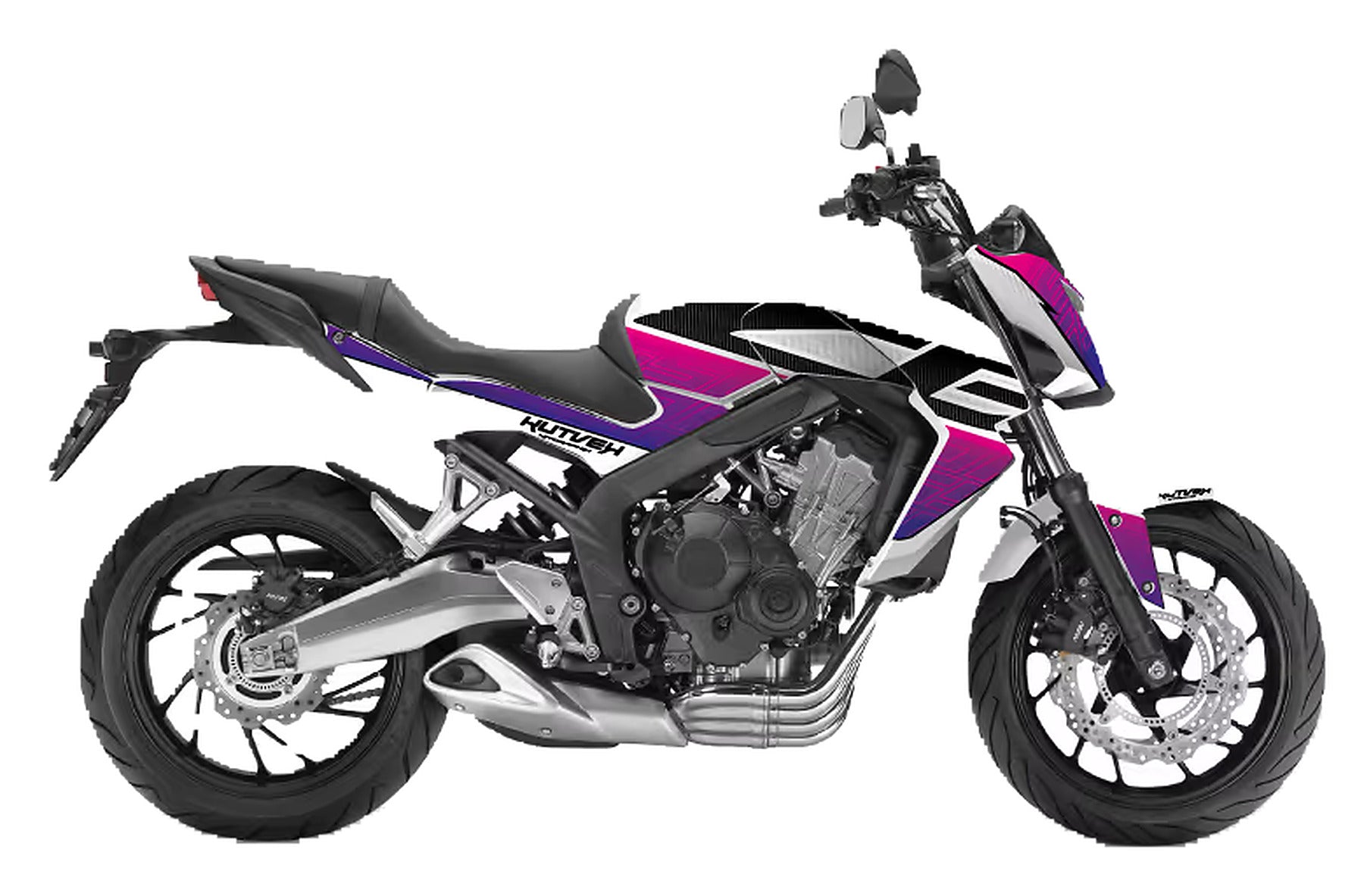 Kit de Gráficas para Moto Naked Honda CB - Diseño 49 - LedPro Racing