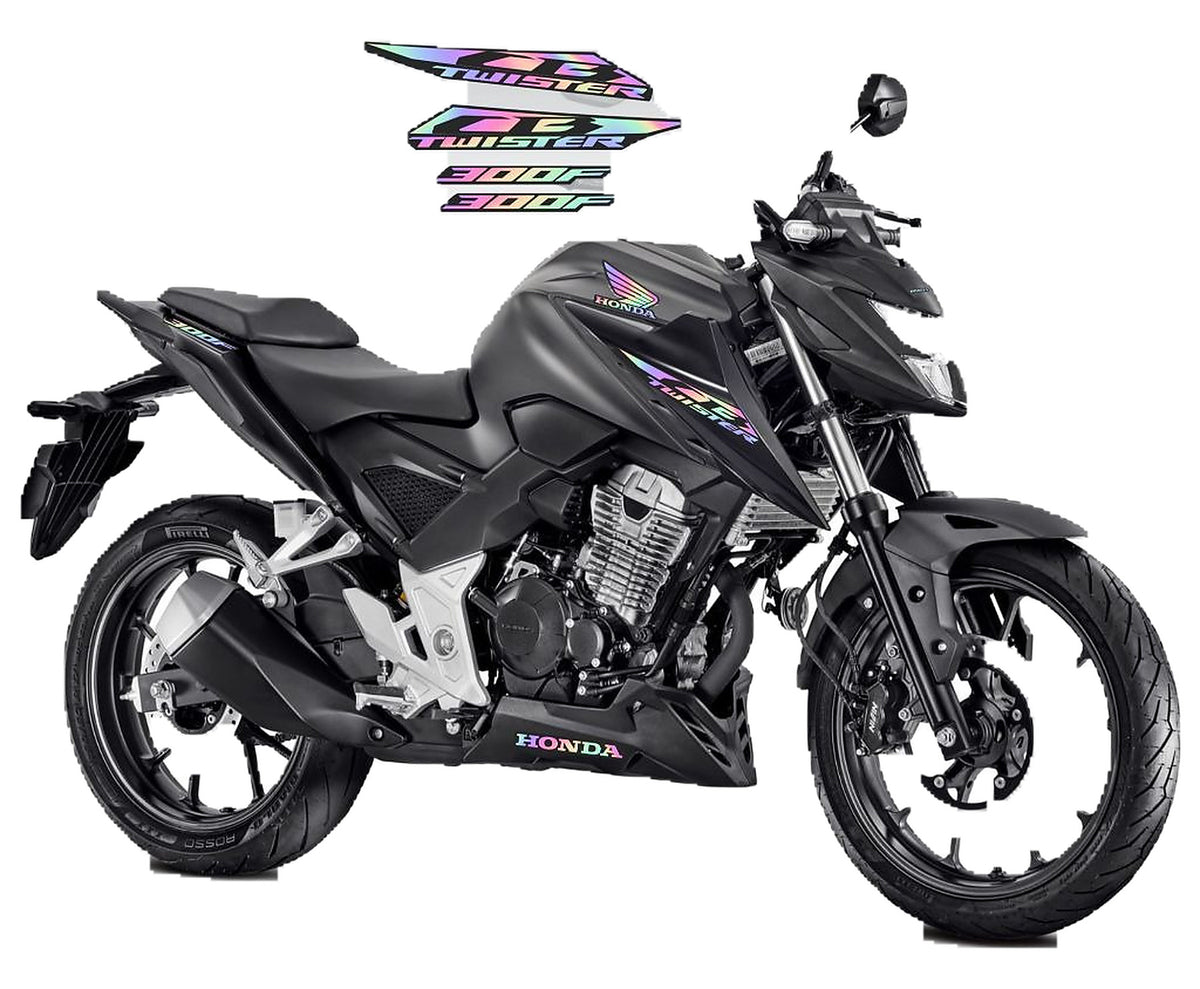 Kit de Gráficas para Moto Naked Honda CB - Diseño 51 - LedPro Racing