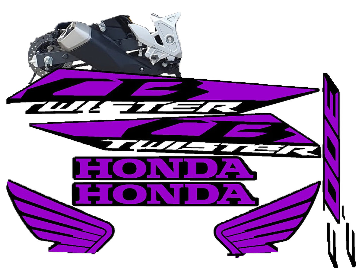 Kit de Gráficas para Moto Naked Honda CB - Diseño 54 - LedPro Racing