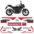Kit de Gráficas para Moto Naked Honda CB - Diseño 65 - LedPro Racing
