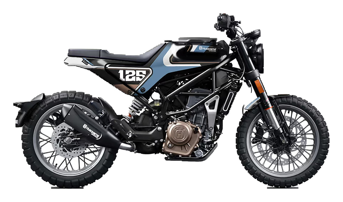 Kit de Gráficas para Moto Naked Husqvarna Svartpilen - Diseño 01 - LedPro Racing