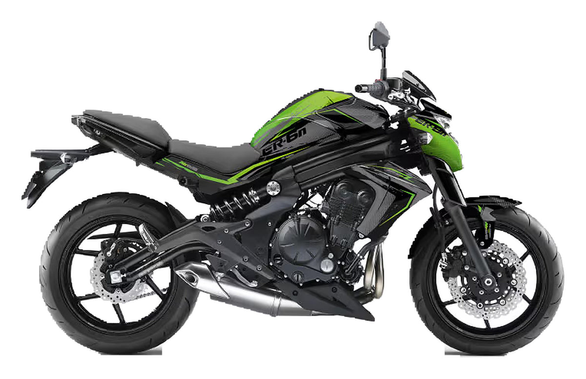 Kit de Gráficas para Moto Naked Kawasaki ER-6 - Diseño 02 - LedPro Racing
