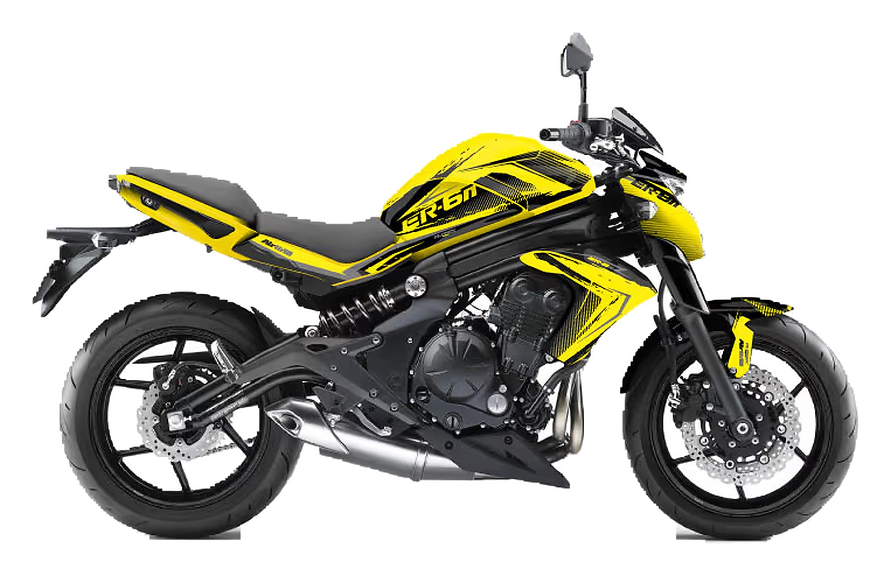 Kit de Gráficas para Moto Naked Kawasaki ER-6 - Diseño 05 - LedPro Racing