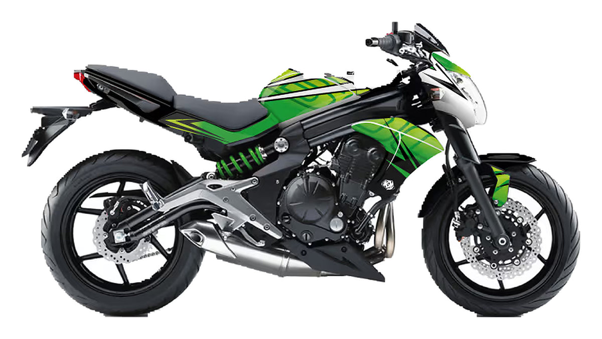 Kit de Gráficas para Moto Naked Kawasaki ER-6 - Diseño 08 - LedPro Racing