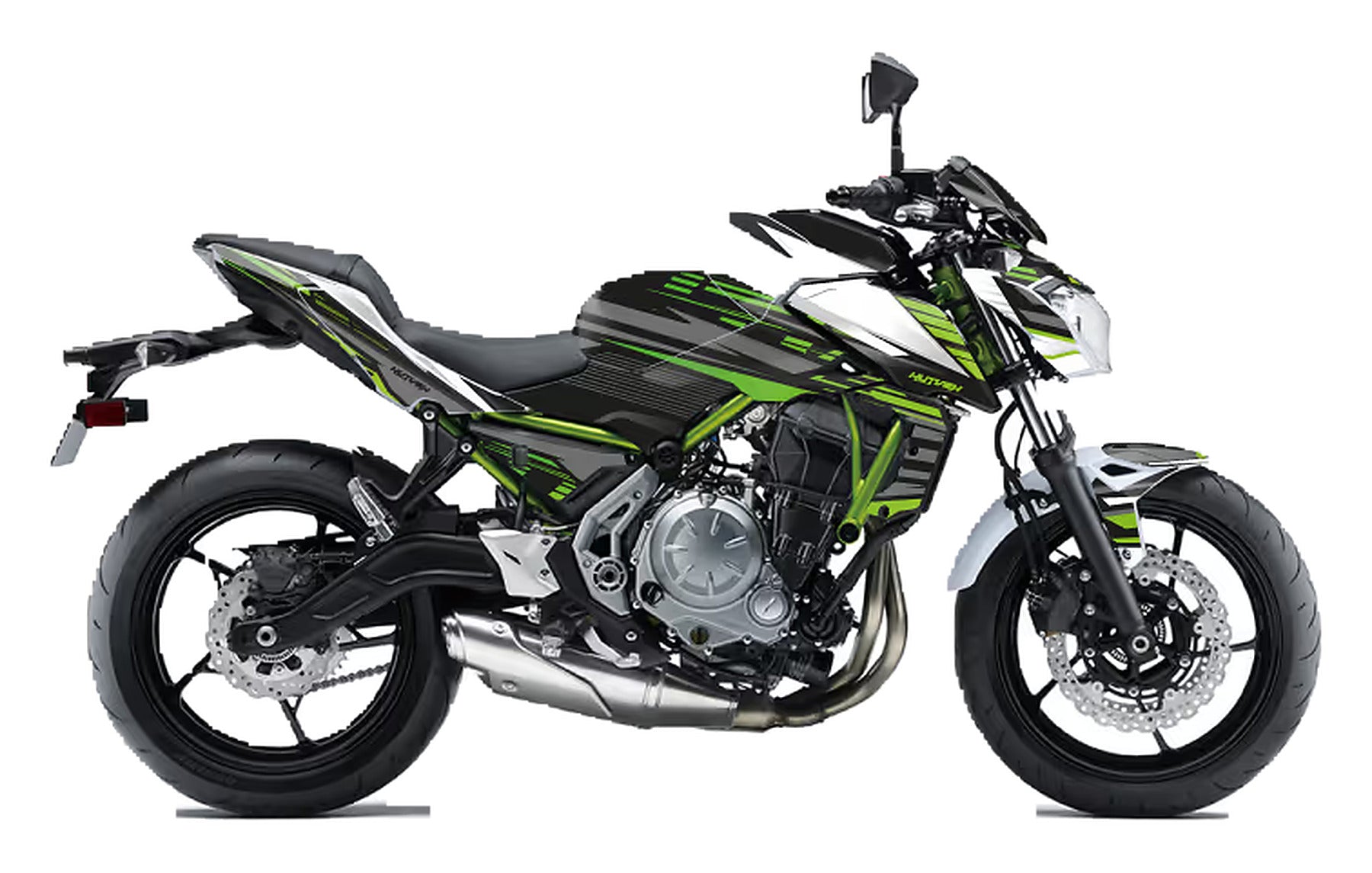 Kit de Gráficas para Moto Naked Kawasaki Z - Diseño 11 - LedPro Racing