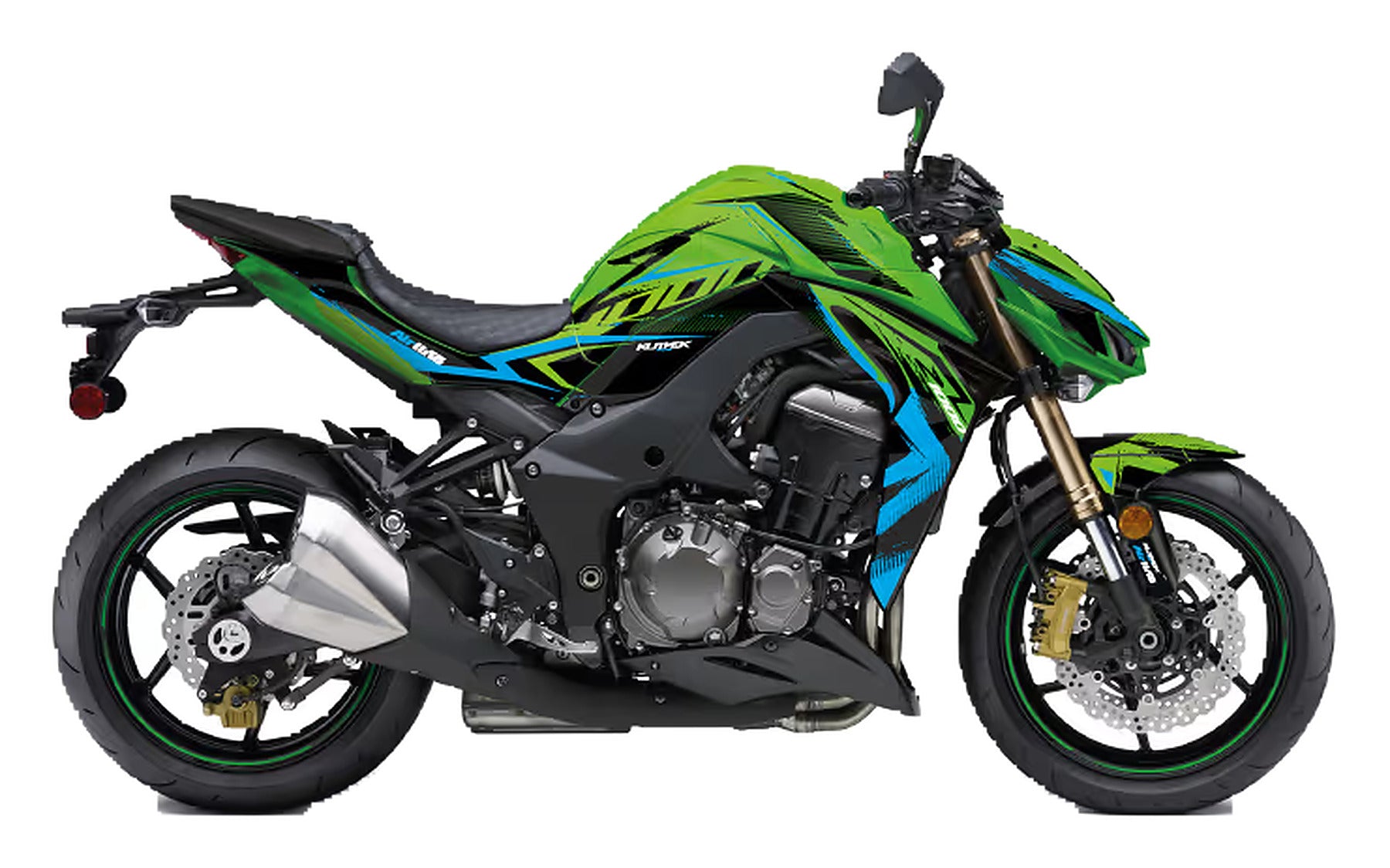 Kit de Gráficas para Moto Naked Kawasaki Z - Diseño 12 - LedPro Racing