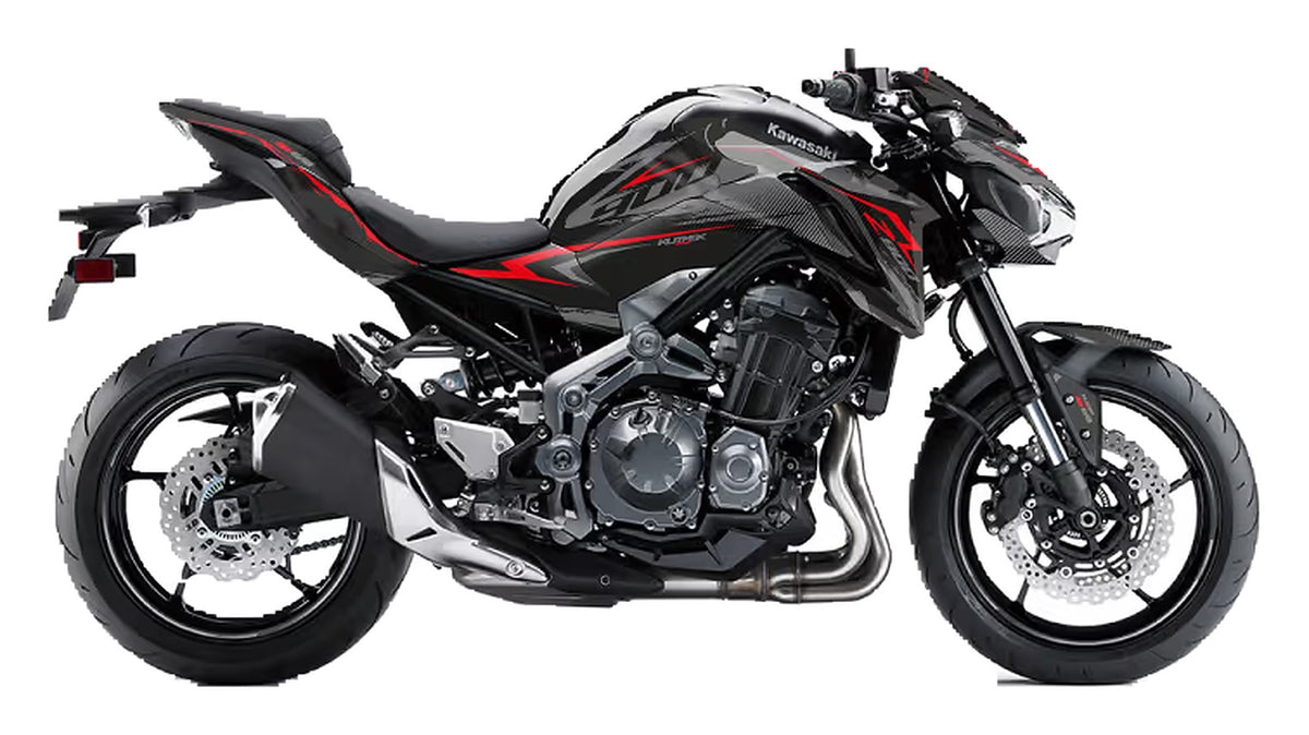 Kit de Gráficas para Moto Naked Kawasaki Z - Diseño 16 - LedPro Racing