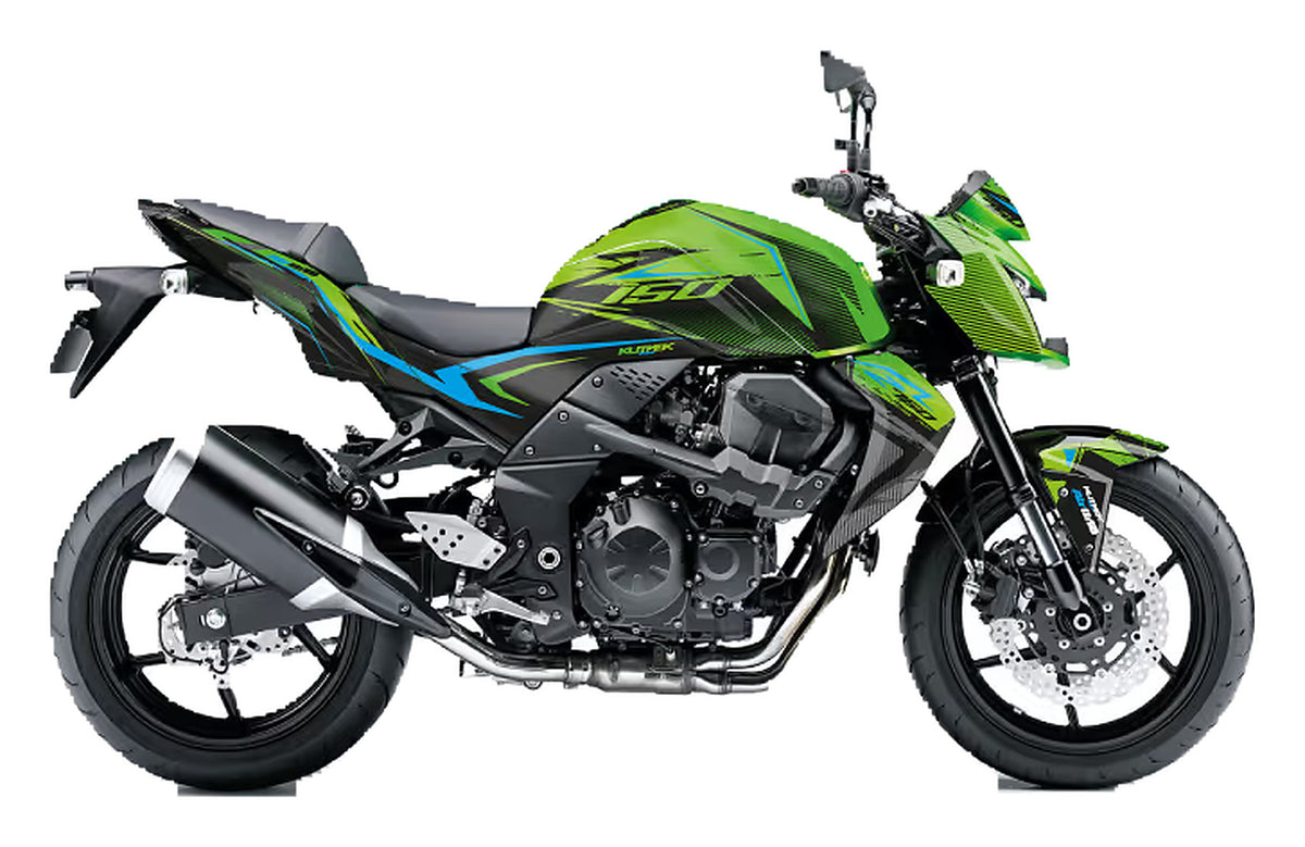 Kit de Gráficas para Moto Naked Kawasaki Z - Diseño 18 - LedPro Racing
