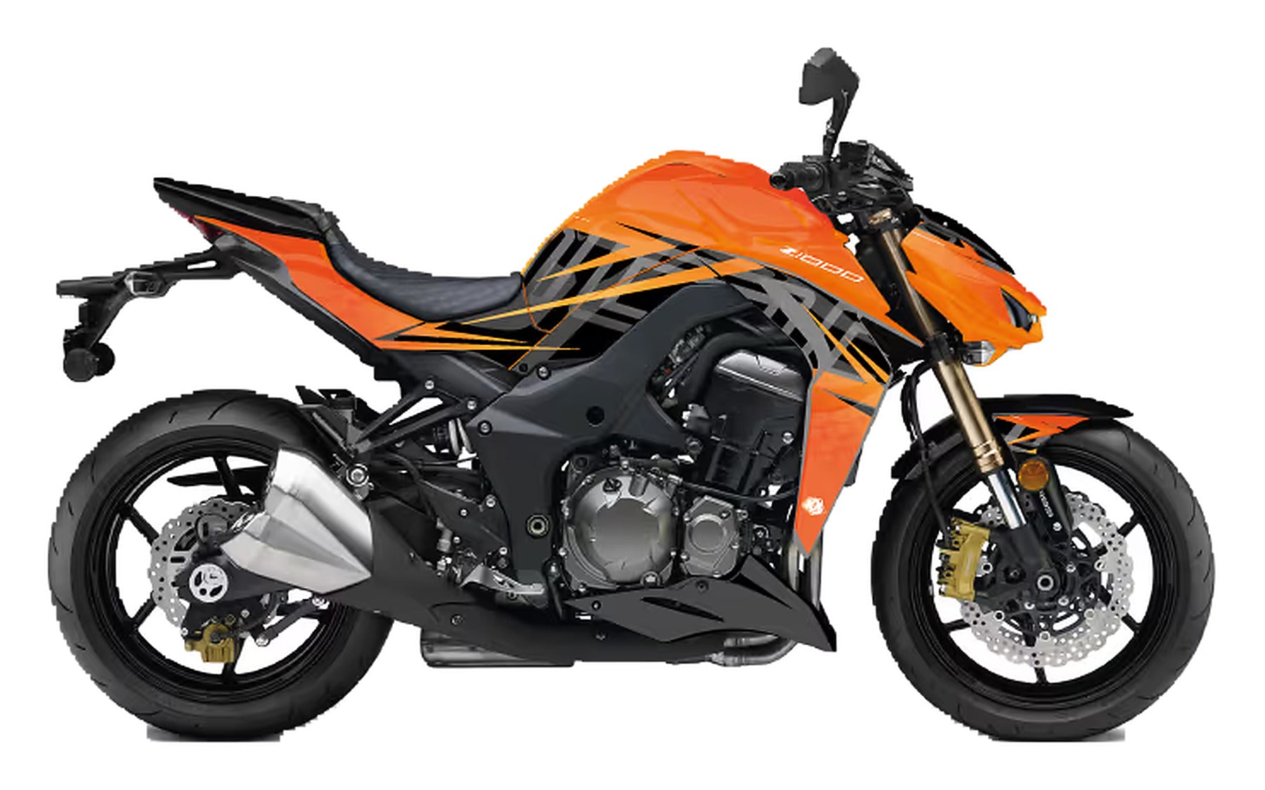 Kit de Gráficas para Moto Naked Kawasaki Z - Diseño 22 - LedPro Racing