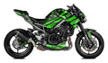Kit de Gráficas para Moto Naked Kawasaki Z500 - Diseño 21 - LedPro Racing