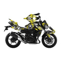 Kit de Gráficas para Moto Naked Kawasaki Z500 - Diseño 27 - LedPro Racing