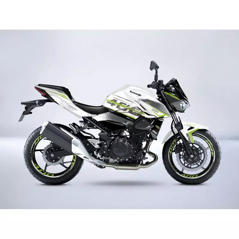 Kit de Gráficas para Moto Naked Kawasaki Z500 - Diseño 34 - LedPro Racing