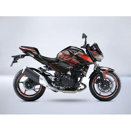 Kit de Gráficas para Moto Naked Kawasaki Z500 - Diseño 35 - LedPro Racing