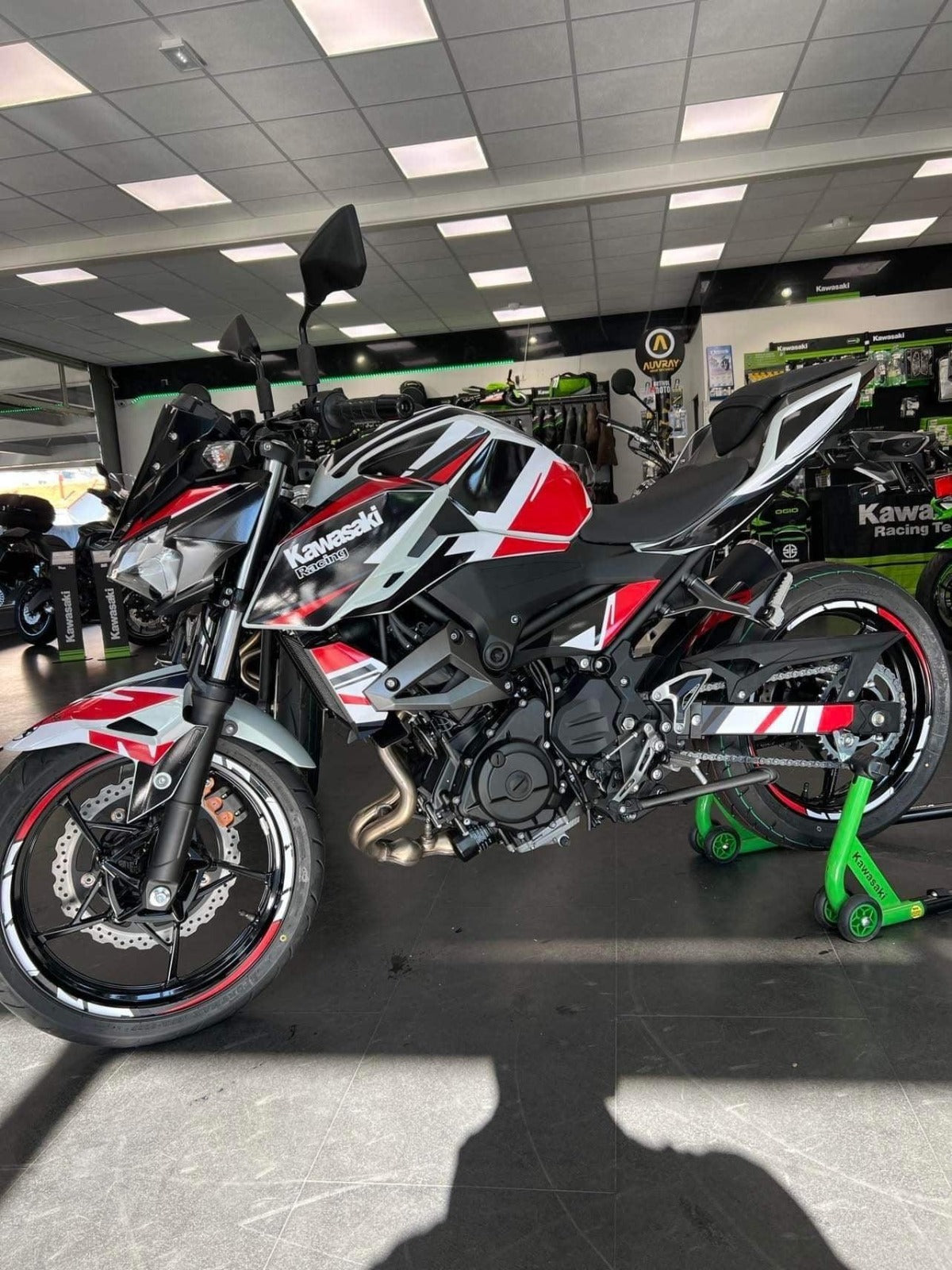Kit de Gráficas para Moto Naked Kawasaki Z500 - Diseño 37 - LedPro Racing