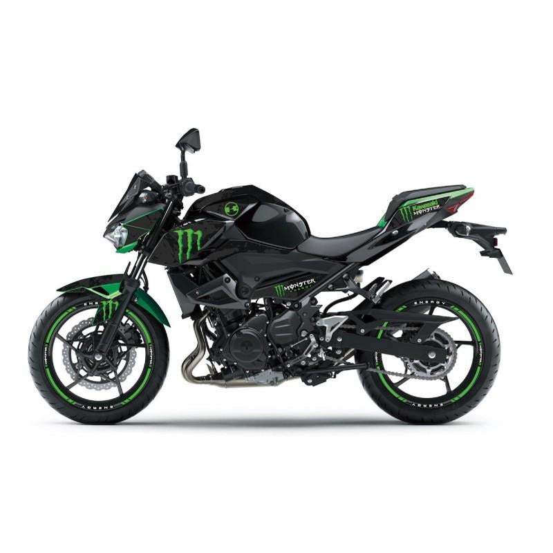 Kit de Gráficas para Moto Naked Kawasaki Z500 - Diseño 38 - LedPro Racing