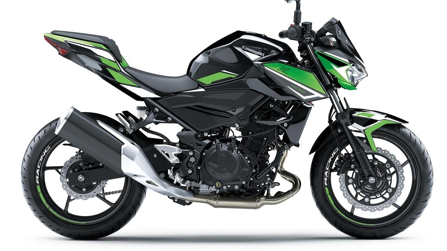 Kit de Gráficas para Moto Naked Kawasaki Z500 - Diseño 42 - LedPro Racing