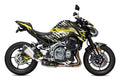 Kit de Gráficas para Moto Naked Kawasaki Z900 - Diseño 11 - LedPro Racing