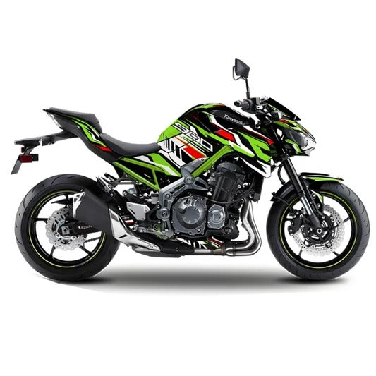 Kit de Gráficas para Moto Naked Kawasaki Z900 - Diseño 14 - LedPro Racing