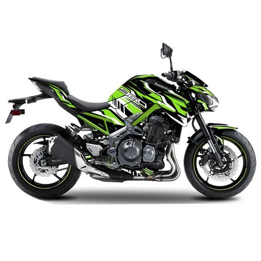 Kit de Gráficas para Moto Naked Kawasaki Z900 - Diseño 16 - LedPro Racing