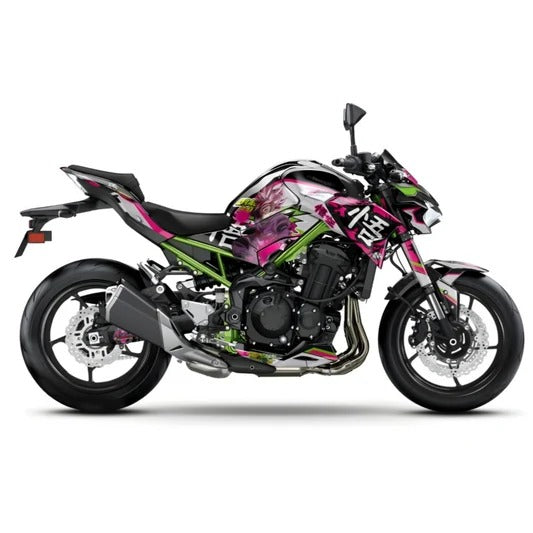 Kit de Gráficas para Moto Naked Kawasaki Z900 - Diseño 18 - LedPro Racing