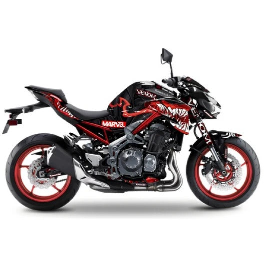Kit de Gráficas para Moto Naked Kawasaki Z900 - Diseño 19 - LedPro Racing