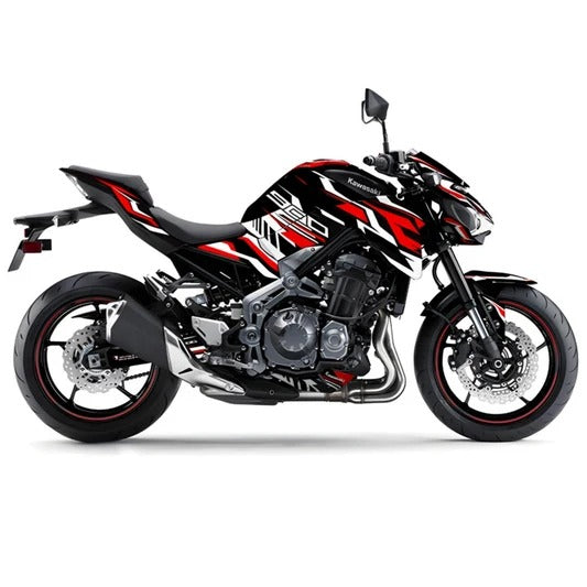 Kit de Gráficas para Moto Naked Kawasaki Z900 - Diseño 20 - LedPro Racing