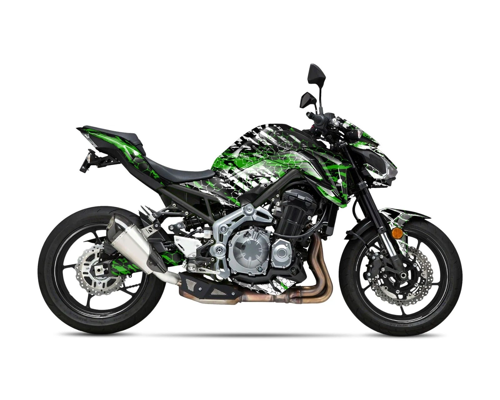 Kit de Gráficas para Moto Naked Kawasaki Z900 - Diseño 25 - LedPro Racing
