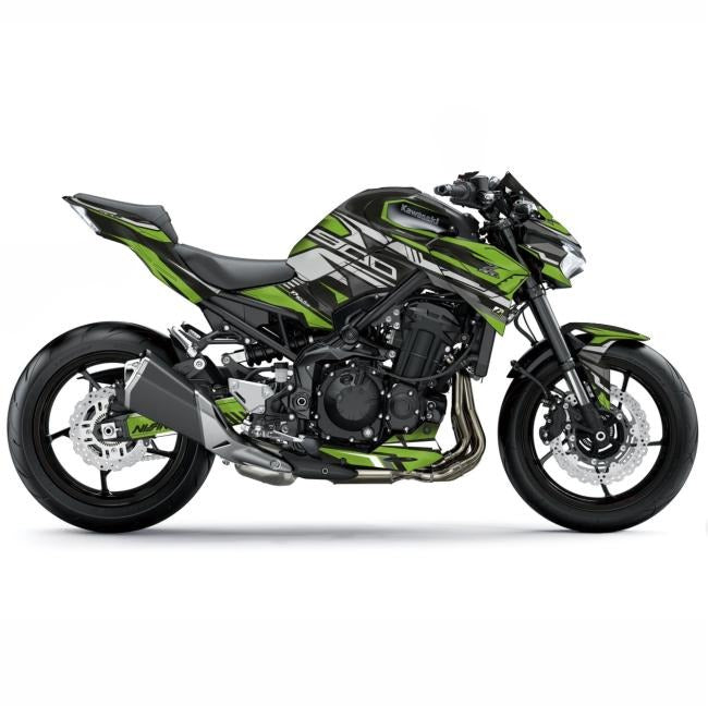 Kit de Gráficas para Moto Naked Kawasaki Z900 - Diseño 31 - LedPro Racing