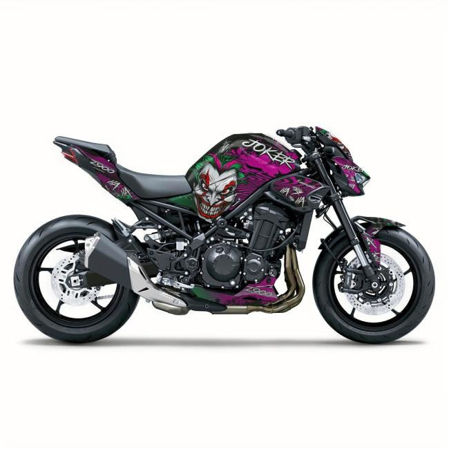Kit de Gráficas para Moto Naked Kawasaki Z900 - Diseño 33 - LedPro Racing