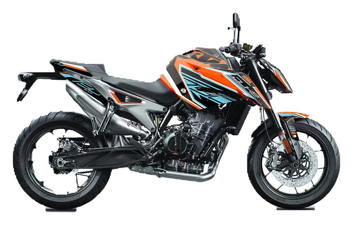 Kit de Gráficas para Moto Naked KTM Duke - Diseño 06 - LedPro Racing