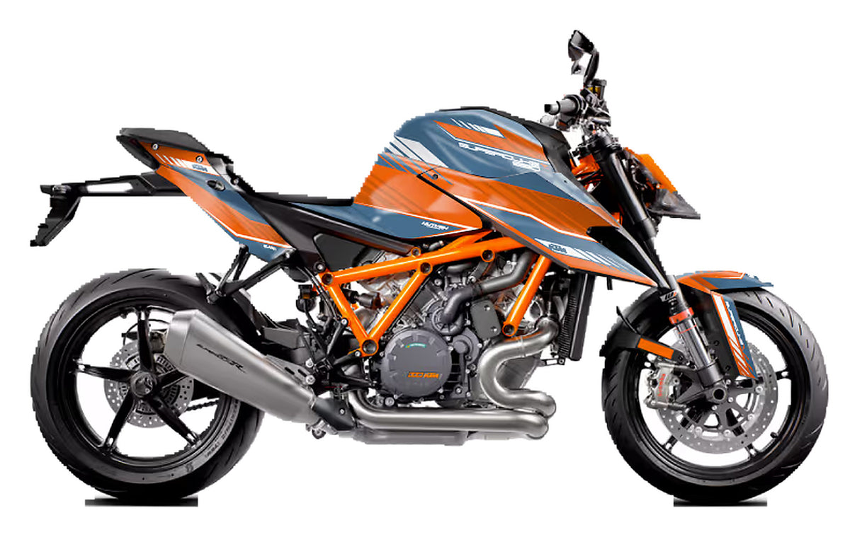Kit de Gráficas para Moto Naked KTM Duke - Diseño 10 - LedPro Racing