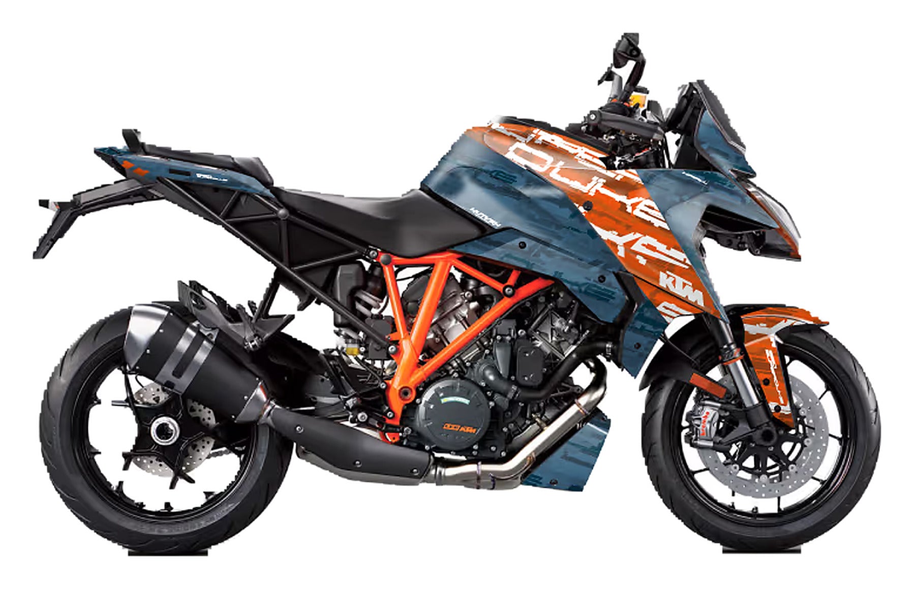 Kit de Gráficas para Moto Naked KTM Duke - Diseño 12 - LedPro Racing