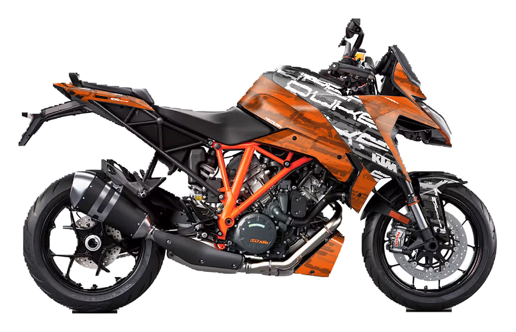 Kit de Gráficas para Moto Naked KTM Duke - Diseño 16 - LedPro Racing